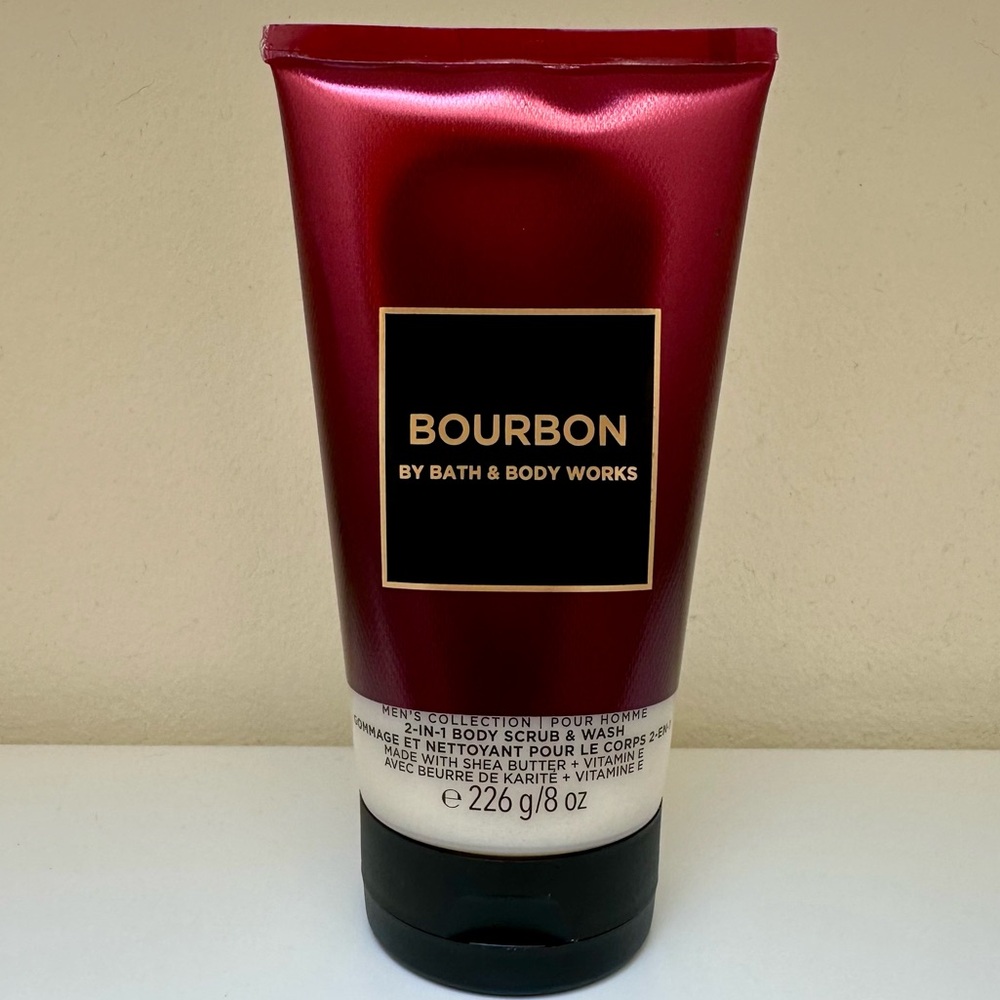 NWOT Men’s Bath & Body Works Bourbon 2-in-1 Body Scrub & Wash